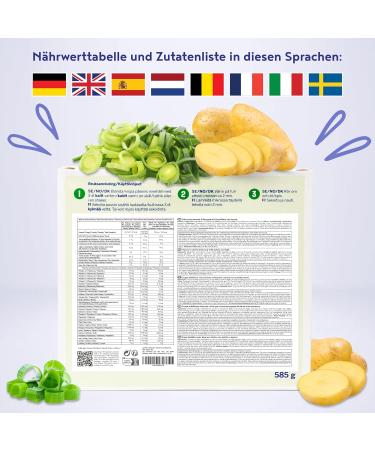 Potato-Leek Soup | Low-Calorie Meal Replacement | 15 Portions | Diet & Weight Loss Support | All vo by Alpha Foods - Buy Online on GoSupps.com