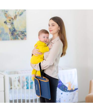 Portable Diaper Pad for On-the-Go - Waterproof Baby Wrap with Storage Bags for Diapers & Wipes | Ideal Baby Shower Gift - Buy Online on GoSupps.com