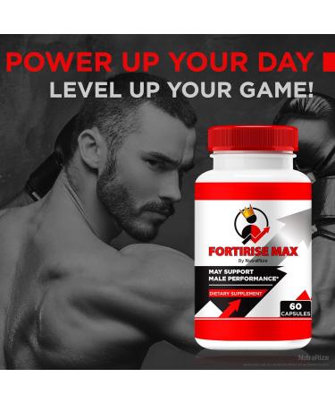 Fortirise Max Official Fortirise Max for Men - Supports Stamina and Energy Levels All Natural Formula to Support Performance and Overall Health Fortirise Max Pills Review (60 Capsules) - Buy Online on GoSupps.com
