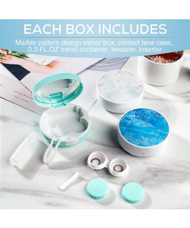 Oekin Green Contact Lens Case with Mirror | Travel-Friendly Durable & Stylish Lens Storage - Buy Online on GoSupps.com