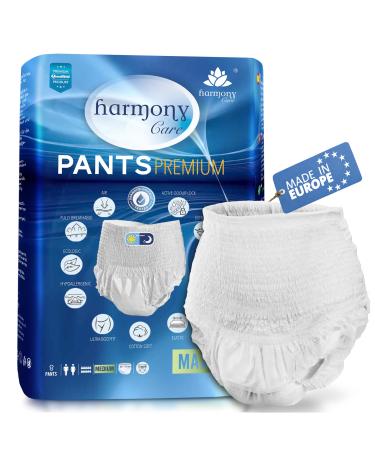 Harmony Care Maxi Suction -strong diaper pants for adults - discrete incontinence pants for women and men - diaper for adults gr.xl - 7 pieces testpack XL (7 pieces) - Buy Online on GoSupps.com