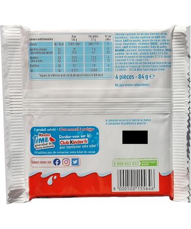  Kinder KINDER Maxi 4 pieces of 21 g or 84 g. - Buy Online on GoSupps.com