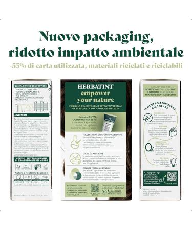  Herbatint Herbatint 4D Permanent Hair Color Gel Golden Brown - 170 ml | Ammonia-Free 100% Gray Coverage | For Sensitive Skin with 8 Natural Organic Extracts - Buy Online on GoSupps.com