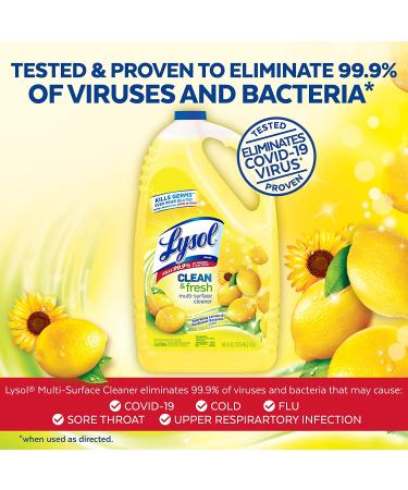 Lysol Disinfectant All Purpose Cleaner Lemon Scent - 144 oz - Buy Online on GoSupps.com