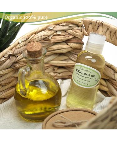 Dr Adorable Macadamia Nut Oil 4 oz - 100% Pure Organic Cold Pressed - International Shipping Available - Buy Online on GoSupps.com