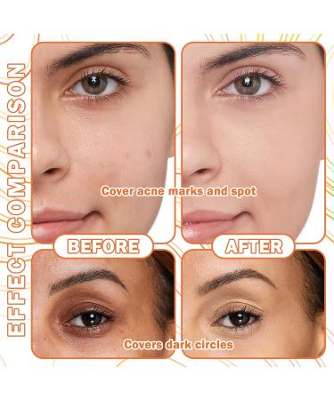 6 Colors Correcting Concealer Palette Contouring Highlighting Concealer Palette Makeup Kit with Brush Foundation Makeup Cream Contour Palette(01#) - Buy Online on GoSupps.com
