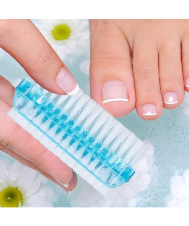 Buy Relaxdays Double-Sided Nail Brush Set of 8 - Hard Bristles Plastic Blue | International Shipping Available - Buy Online on GoSupps.com