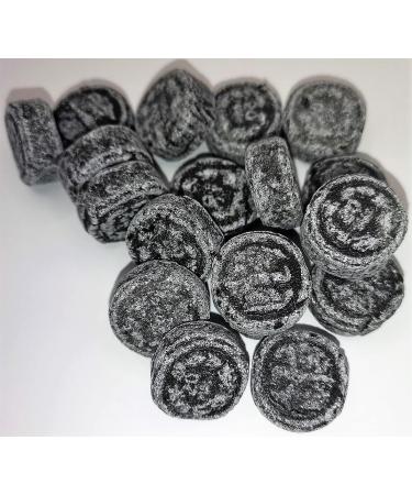 500 g liquorice cream candy silver black