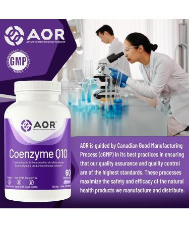 AOR Coq10 60 CT - Premium Coenzyme Q10 for Heart Health & Energy | Buy Internationally - Buy Online on GoSupps.com