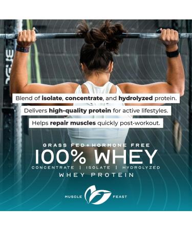 Muscle Feast 100% Whey + Creatine Candy Bundle: 1 100% Whey Protein (Chocolate 5lb) + 1 Creatine Candy (Lemon Lime 360) | Premium Supplements Vegetarian Gluten Free - Buy Online on GoSupps.com