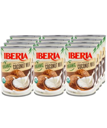 Iberia Organic Coconut Milk, 13.5 fl. oz. (Pack of 12) - Buy Online on GoSupps.com