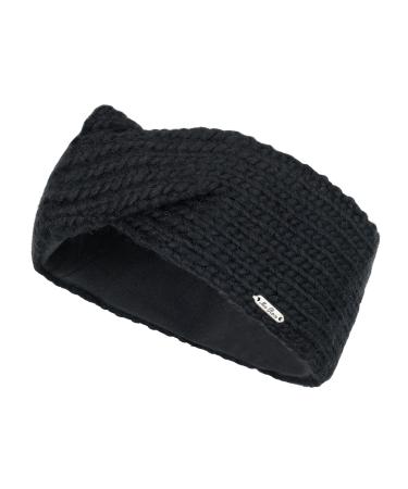 McRon Ladies Knitted Headband Model Sarala Black 9511