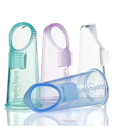 Brilliant Wipe N Brush - Silicone Toothbrushes & Xylitol Tooth Tissues for Infants | Oral Care for 4-16 Months - Baby Registry Must-Haves - Buy Online on GoSupps.com