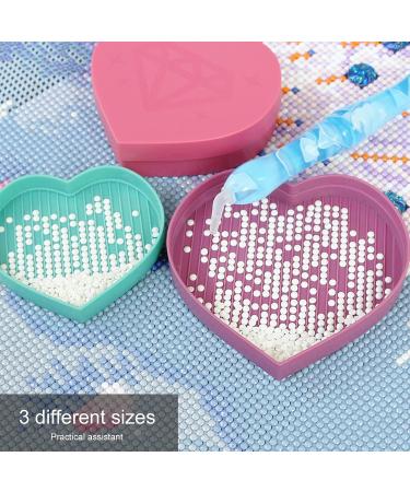 Heart Shaped Bead Sorting Trays for Diamond Painting 3 Sizes for Easy Organization | International Shipping Available - Buy Online on GoSupps.com