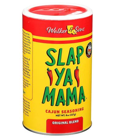 Slap Ya Mama Cajun Seasoning - Original Blend, No MSG, Kosher - 8 Ounce Can (Pack of 1) - Buy Online on GoSupps.com