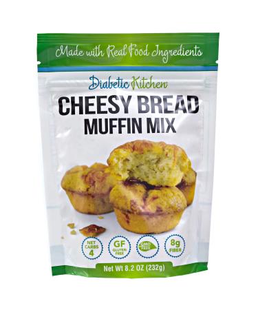 Diabetic Kitchen Cheesy Bread Muffin Mix 8.2 oz (232 g)