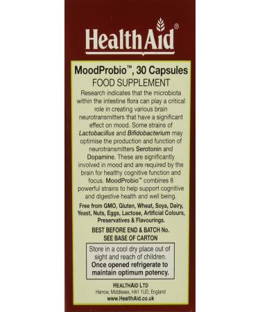HEALTHAID Health Aid Moodprobio 30 Capsulas - Buy Online on GoSupps.com