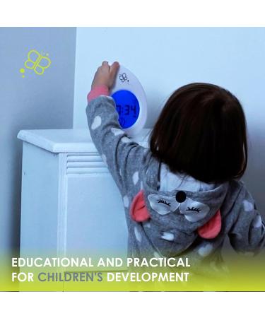 bbl v Kl ck 3 in 1 Kids Alarm Clock Night-Light Sleep Trainer Learning Time 7 Levels of Brightness - Buy Online on GoSupps.com