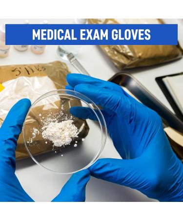 Powder Free Disposable Nitrile Gloves Medium 1000 Pack Case - Blue Medical Exam Glove - Bulk Supply - Buy Online on GoSupps.com
