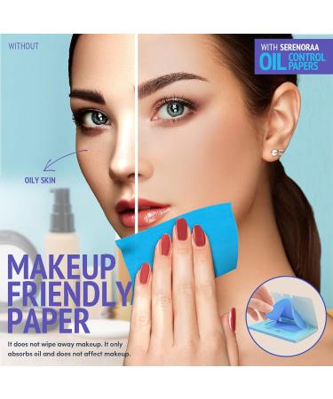Oil Blotting Sheets for Face - 150 Sheets - Silky Soft Blotting Paper for Oily Skin - Reduce Acne - Makeup Friendly Natural Paper (Pack of 3) - Buy Online on GoSupps.com