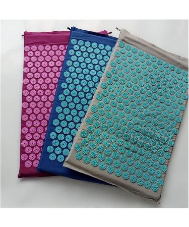 Dunlap Acupressure Massage Cushion - Spike Yoga Mat & Pillow for Pain Relief (67x42 cm) - Buy Online on GoSupps.com