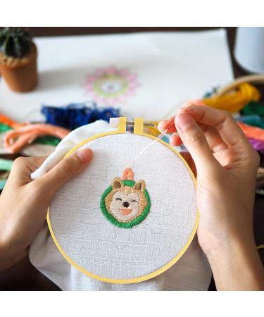 Mr. Pen Embroidery Hoops Set - 6 Pcs, Assorted Sizes & Colors - Plastic Cross Stitch Hoops and Sewing Rings - Buy Online on GoSupps.com