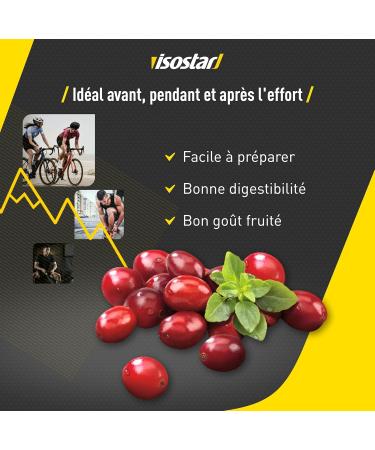 ISOSTAR Hydrate & Perform 400g - Isotonic Electrolyte Drink for Sports Performance - Red Fruits Flavor - Buy Online on GoSupps.com