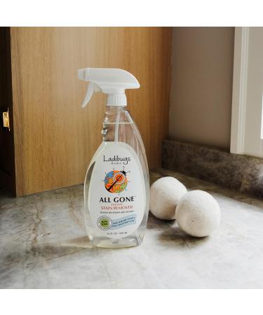 LADIBUGS Natural Enzyme Stain & Odor Remover Spray - 22oz Non-Toxic Biodegradable Solution for Tough Stains | Ship Worldwide - Buy Online on GoSupps.com