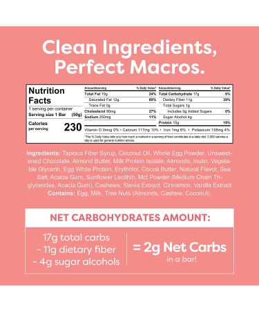 Kiss My Keto Chocolate Salted Caramel Protein Bars - 12-Pack Low Sugar Low Carb Snack Bars with MCTs for Keto Diet - Buy Online on GoSupps.com