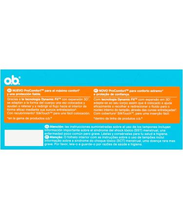 OB Pro Comfort Tampons Super 16pcs | Reliable Protection & Comfort - Buy Online on GoSupps.com