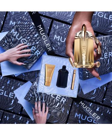 Mugler Alien Goddess Eau de Parfum - Women's Fragrance Gift Set ($200 Value) - Floral & Woody - Full Size 2 Fl Oz Body Lotion 1.7 Fl Oz & Travel Size 0.33 Fl Oz - Buy Online on GoSupps.com