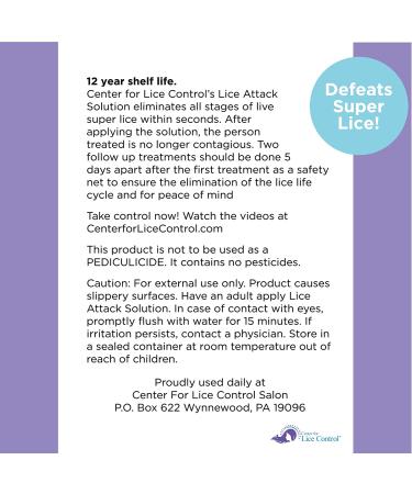 KAPOW! Lice Attack Solution 8 oz - Center for Lice Control - Buy Online on GoSupps.com