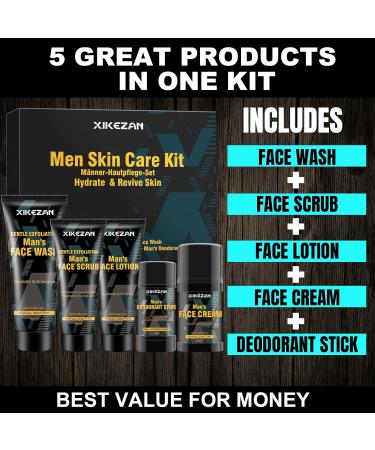 Shop Unique Men's Skin Care Kits | Nourish & Hydrate | Perfect Christmas Gifts for Him Dad Husband Boyfriend & Teen - Buy Online on GoSupps.com