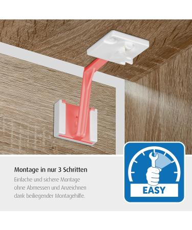 REER Cabinet & Drawer Protection - Child Locking Easy Installation 8 Pieces - DIN EN 16948:2017 Compliance for Safe Home - Buy Online on GoSupps.com