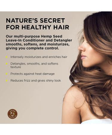 Hemp Seed Hair Care Leave-In Conditioner & Detangler - Naked in the Woods - 4 oz - Buy Online on GoSupps.com