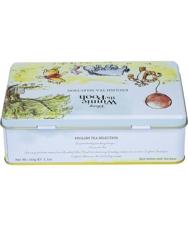 New English Teas Winnie the Pooh & Friends Tea Tin with 72 English Tea Selection Teabags - Buy Online on GoSupps.com