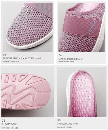 Women's Orthopedic Diabetic Walking Shoes - Air Cushion Slip On, Mesh, Grey - Size 5 - Buy Online on GoSupps.com