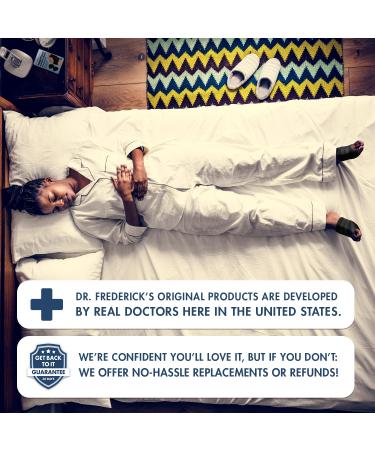 Dr. Frederick's Original Nighttime Bunion Splints - 2pc Set for Men & Women - Adjustable Big Toe Straightener - Orthopedic Foot Brace for Nighttime Bunion Relief - Buy Online on GoSupps.com