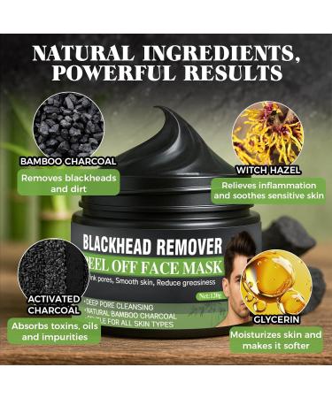 Aarovibe Blackhead Remover peeloff mask deep cleansing for blackheads dirt acne pore reduction for men and women 120 ml - Buy Online on GoSupps.com