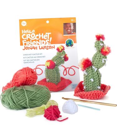 Boye Jonah's Hands Beginners Crochet Cactus Kit - 8 pcs, Multicolor - Buy Online on GoSupps.com