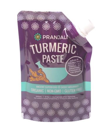 Pranjali Turmeric Paste (Golden Paste), Organic, Non-GMO, Gluten-free, 6.7 ounces