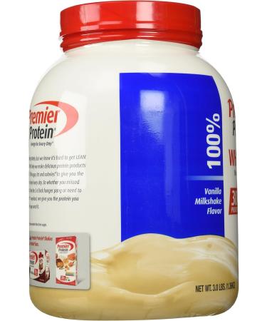 Premier Protein 30g High Protein Powder Vanilla Milkshake 3 lbs. - Buy Online on GoSupps.com