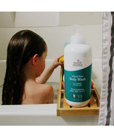 Earth Mama Ginger Fresh Foaming Hand & Body Wash | Citrus Ginger Castile Soap 34oz - Buy Online on GoSupps.com