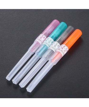 Aumeo Mixed Catheter Piercing Needles - 14G, 16G, 18G, 20G - Disposable Stainless Steel - Sterile Piercing Needles for Nose, Lip, Belly, Tongue, Cartilage, Ear - IV Catheter Needles - Buy Online on GoSupps.com