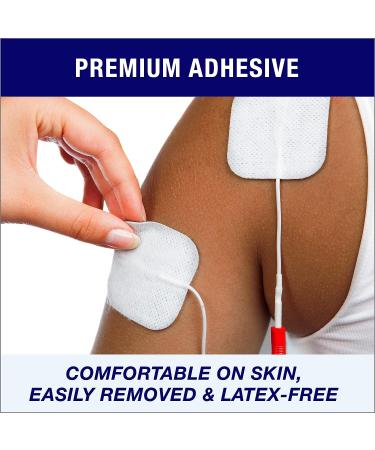 Syrtenty TENS Unit Pads 2x2 20pcs - Reusable Electrode Patches for Electrotherapy - Buy Online on GoSupps.com