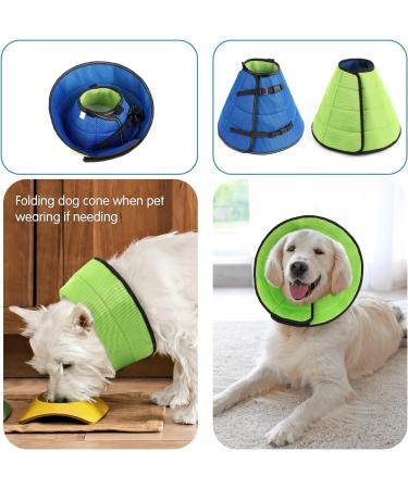 Dog Cone Soft Pet Recovery Collar Pet Cone Pet Recovery Collar Adjustable Dog Cone Collar After Surgery for Medium Large Dogs (XL) - Buy Online on GoSupps.com
