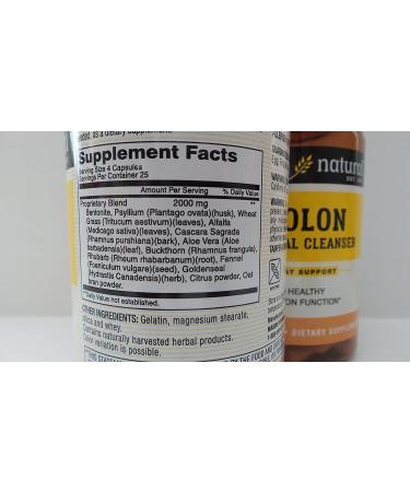 Mason Natural Colon Herbal Cleanser - 100 Capsules for Digestive Health & Detox - Buy Online on GoSupps.com