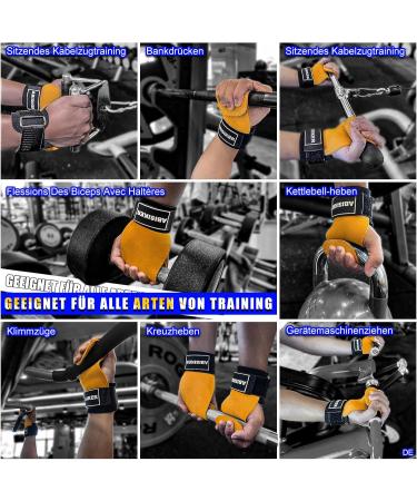 Abistic Train Aid - Adjustable Leather Wrist Support for Bodybuilding & Weightlifting | Strength Training for Men & Women - Classic Style - Buy Online on GoSupps.com