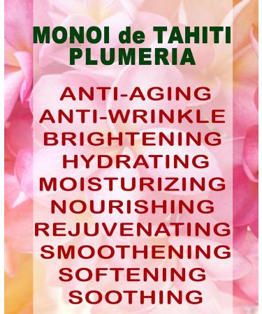 Botanical Beauty MONOI DE TAHITI PLUMERIA OIL Frangipani Pure Natural Virgin Unrefined RAW 4 Fl. Oz.- 120 ml for FACE SKIN BODY HAIR NAILS - Buy Online on GoSupps.com
