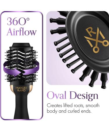 2-in-1 Volumizing Hair Dryer Brush for Women | Oval Blow Dryer Brush 75MM | Includes Hard Travel Case and Gift Box - Buy Online on GoSupps.com